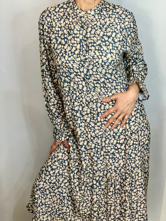 Vestido Floral Turquesa.
